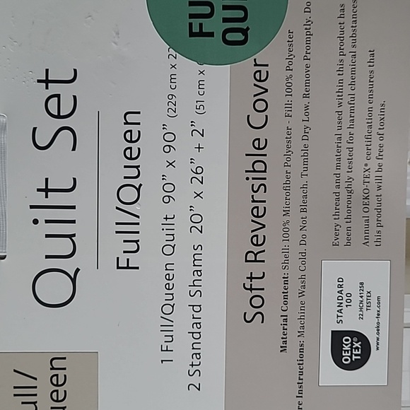 Full/Queen Reversible Quilt Set - Picture 7 of 8